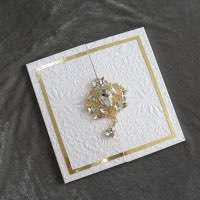 Embossing Invitation Card Beautiful Card Slap-up Wedding Invitation Card